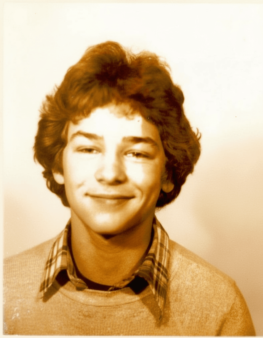 Henk Jan als 16-jarige